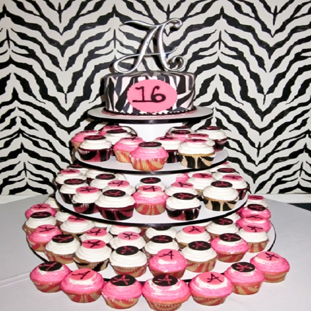 Black and Pink #cupcakes
