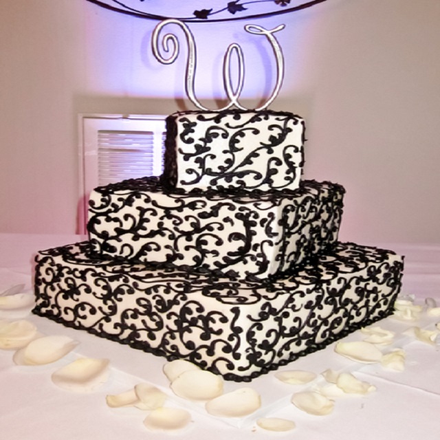 W Cake #wedding