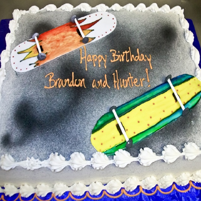 Cake with Skate Board #birthday