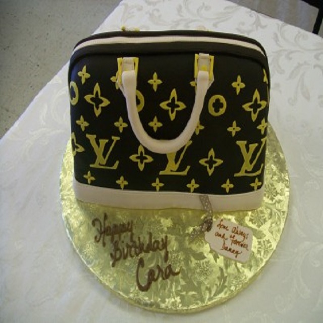 Black Bag Theme Cake #birthday