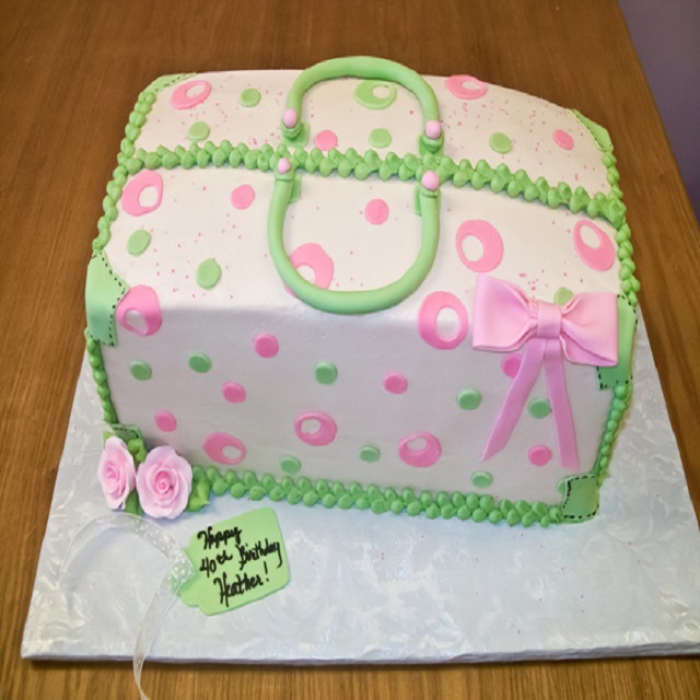 #birthday Cake Girly Bag Theme