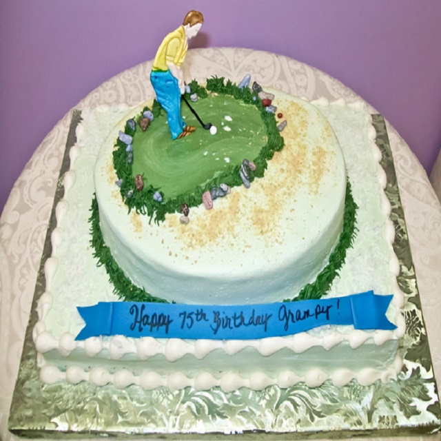 Golf Theme Cake #birthday