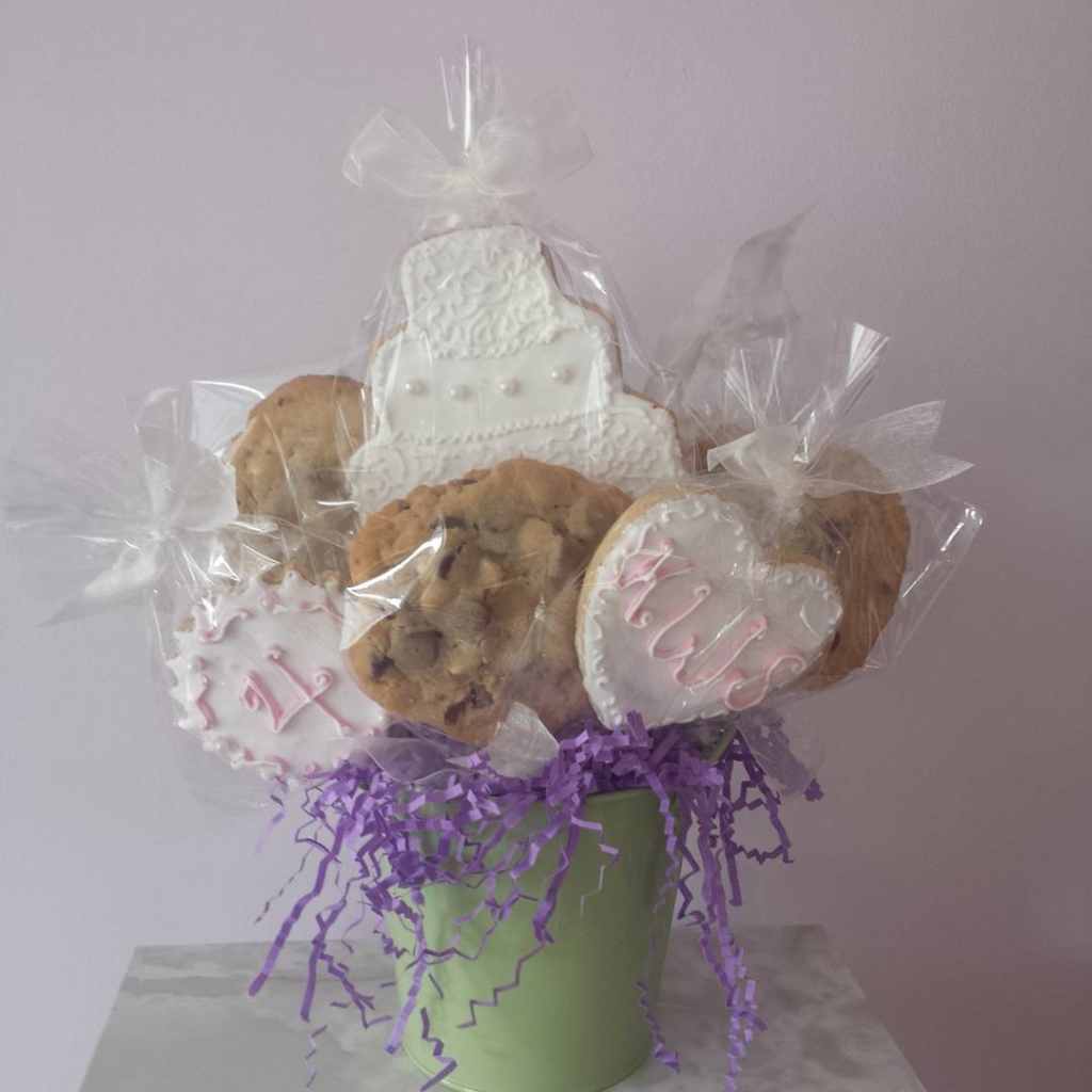 #wedding anniversary cookie bouquet for a former bride #specialty