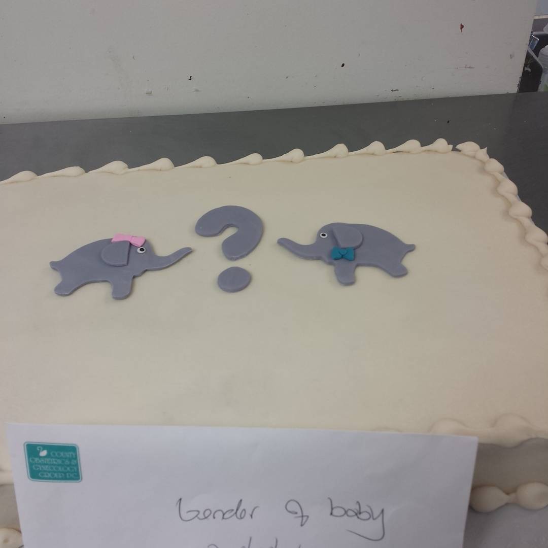 Gender reveal today #specialty -he or she -what will it be?