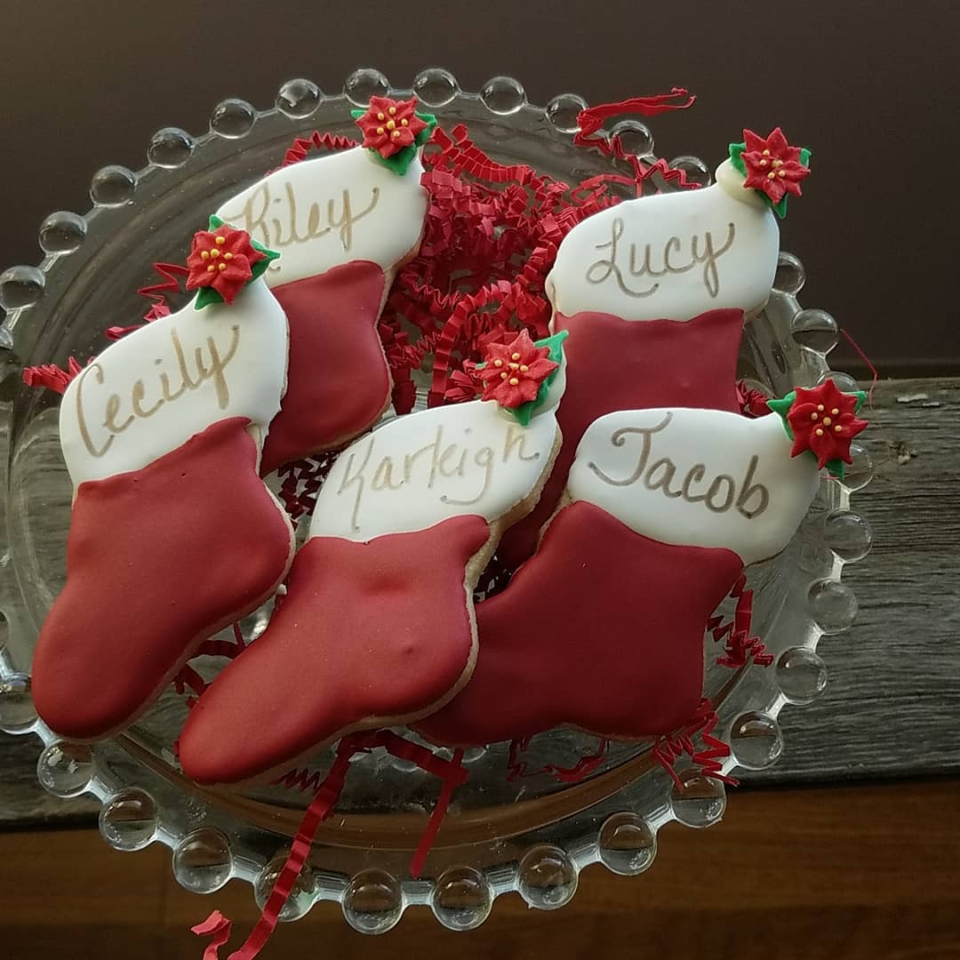 Personalized stocking cookies #specialty