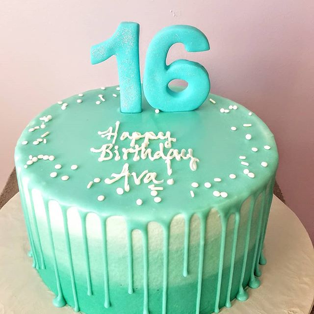 We’re dripping with joy over this #sweet16 birthday cake!