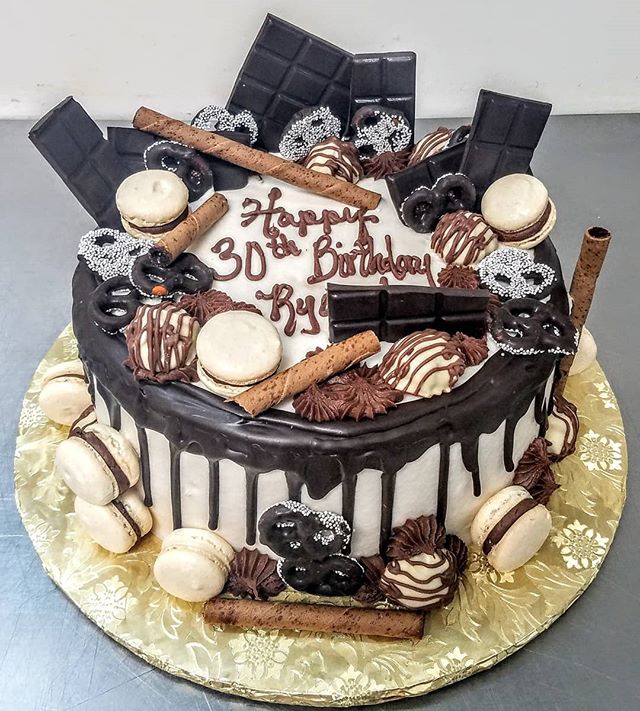 Dreaming of chocolate?? This cake has it all! #specialty